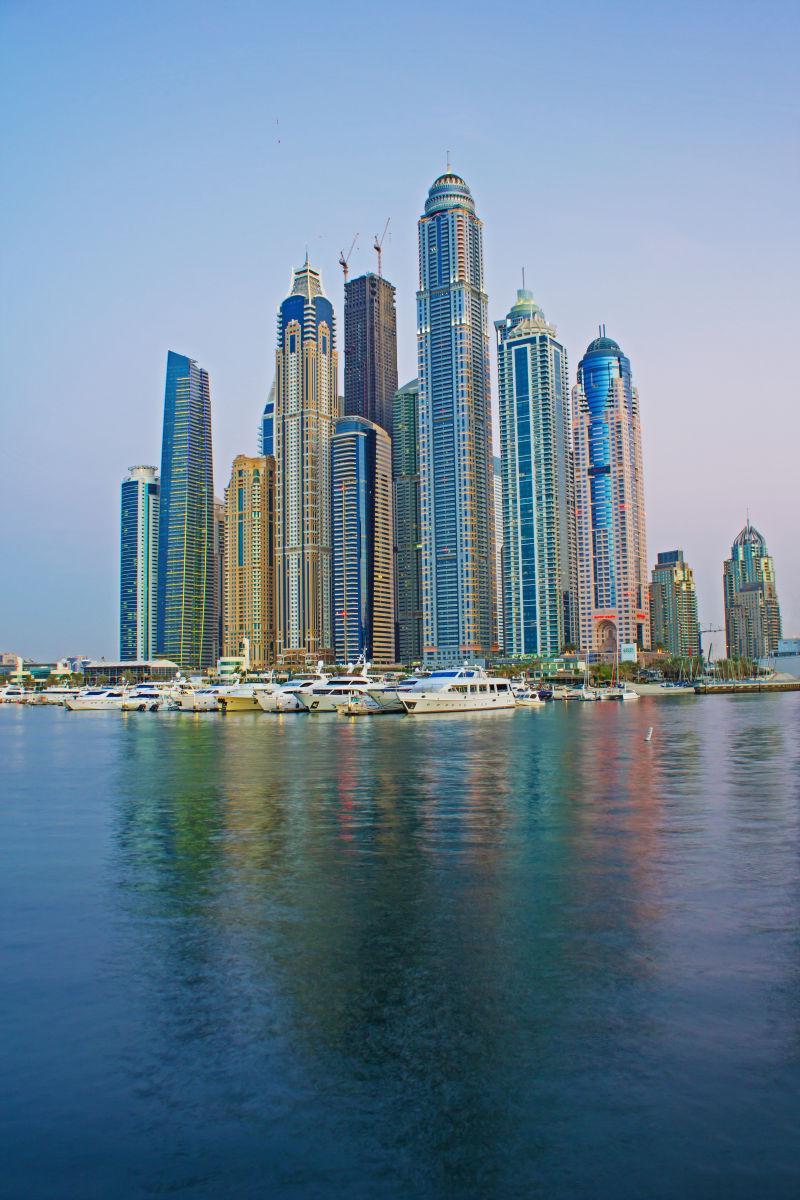 迪拜的水上码头