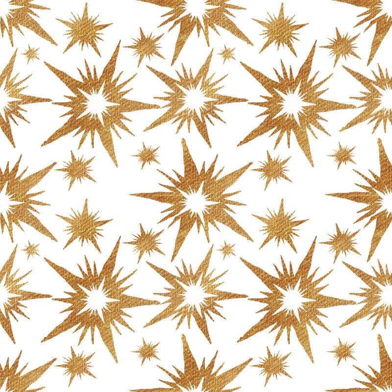 八光亮的星光图案