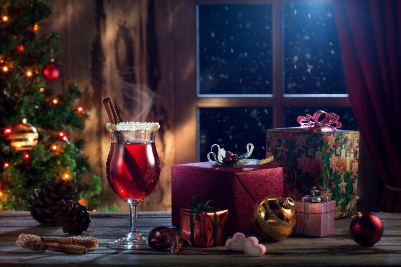 圣诞节礼物和装饰