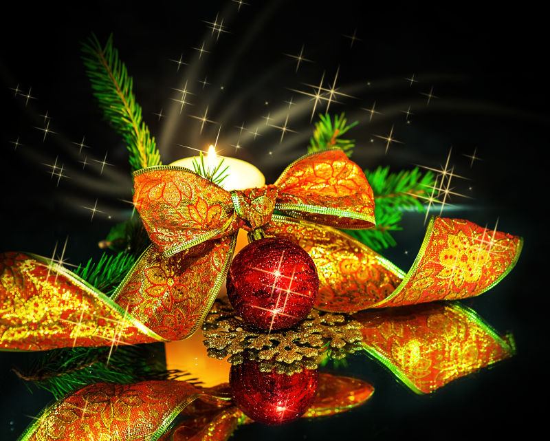 圣诞节上的挂饰