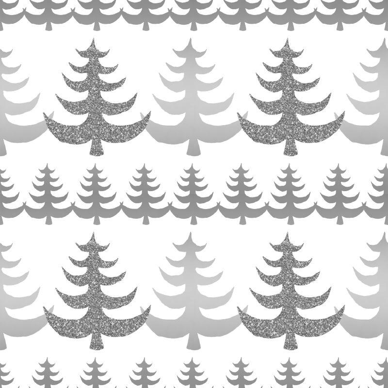 圣诞节圣诞树手绘背景