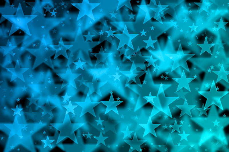 蓝色五角星背景图片 蓝色的五角星背景素材 高清图片 摄影照片 寻图免费打包下载