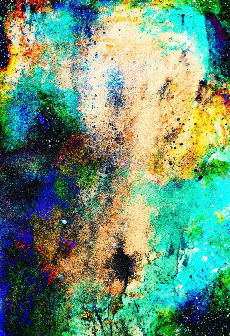 水彩抽象画背景