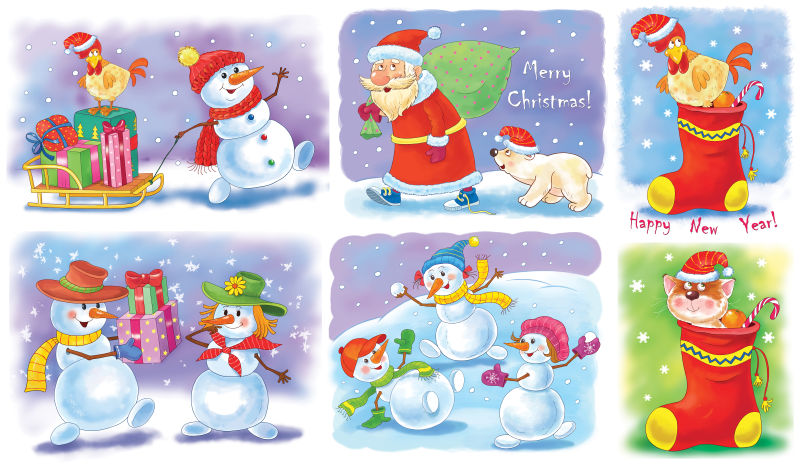 有趣的圣诞漫画