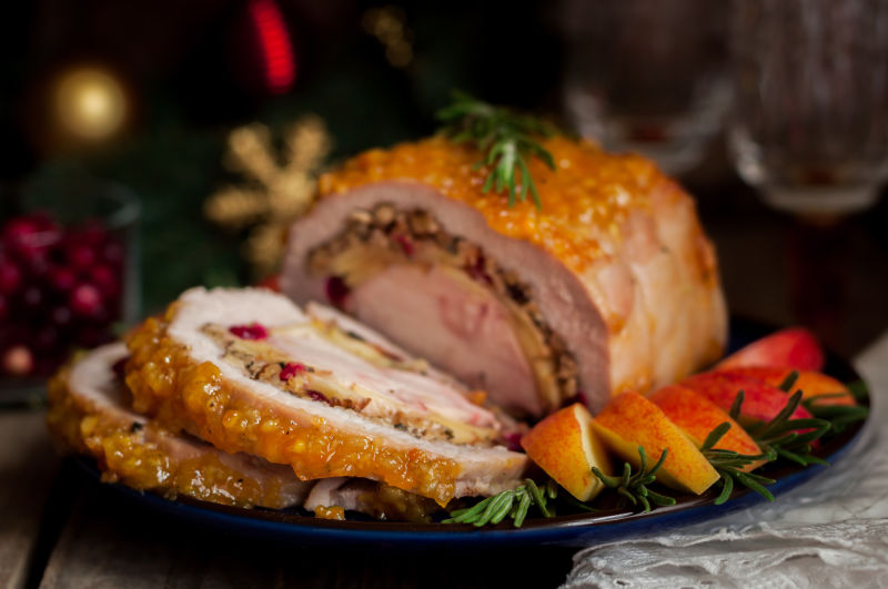 一盘鸡胸肉美食