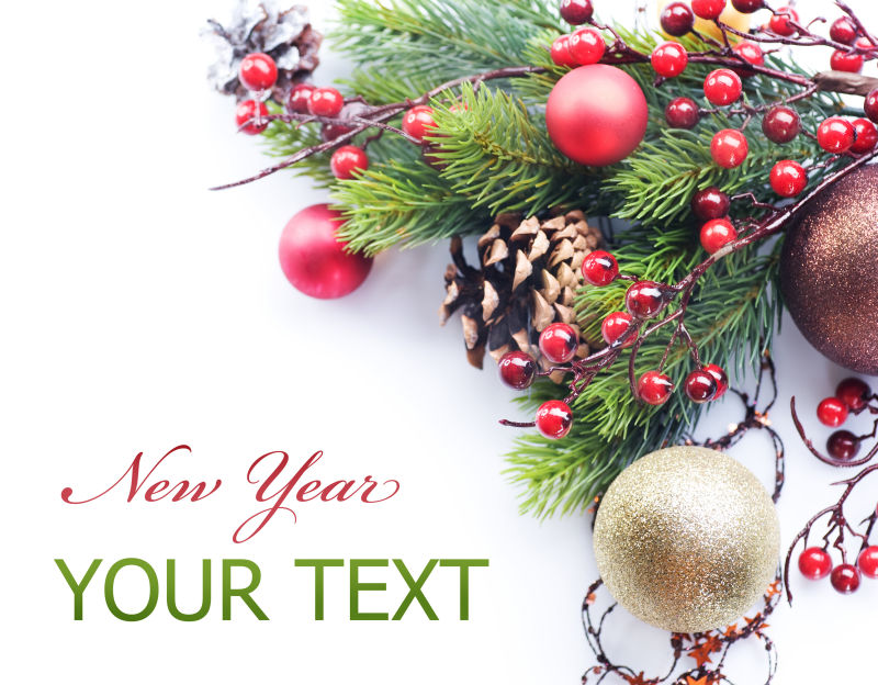 华丽的圣诞贺卡