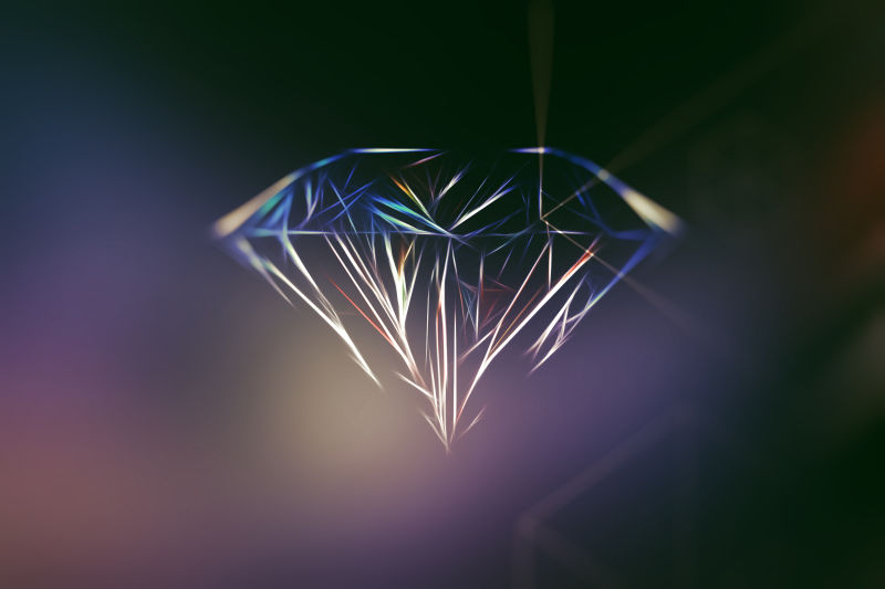 美丽的抽象钻石