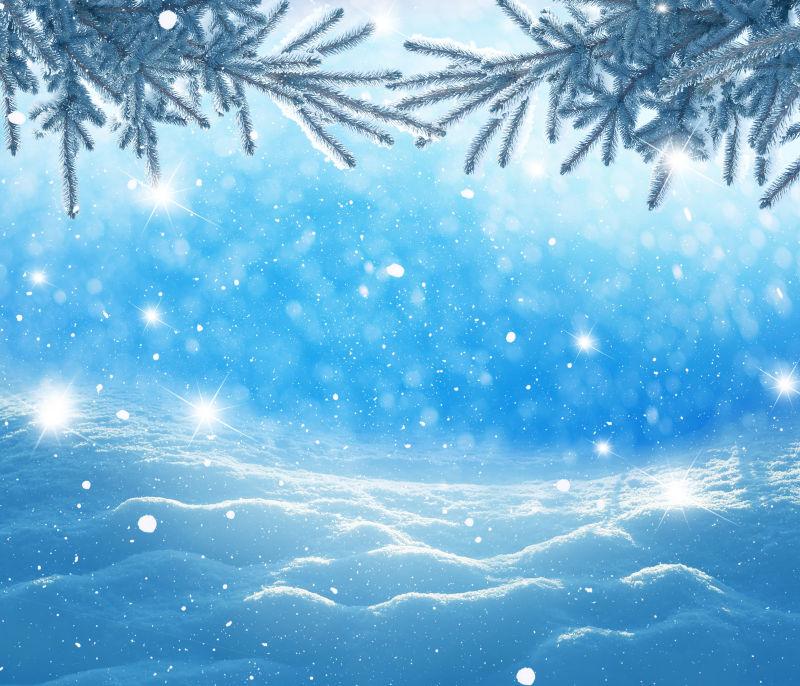 冬季雪地背景图片 下雪场景背景素材 高清图片 摄影照片 寻图免费打包下载