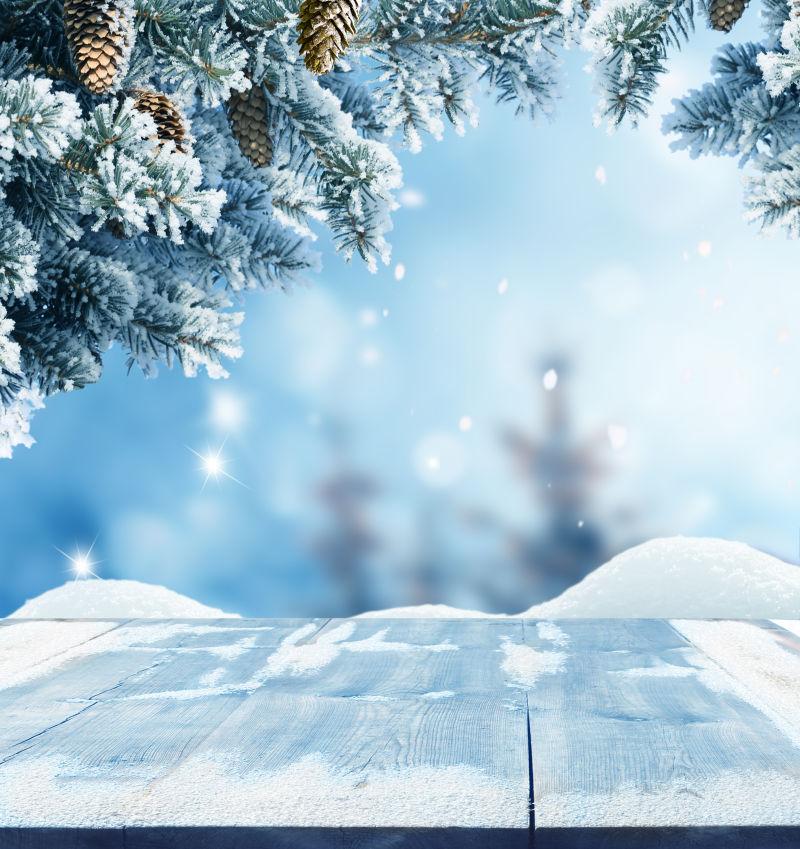 冬季雪地背景图片 冬天下雪的背景素材 高清图片 摄影照片 寻图免费打包下载