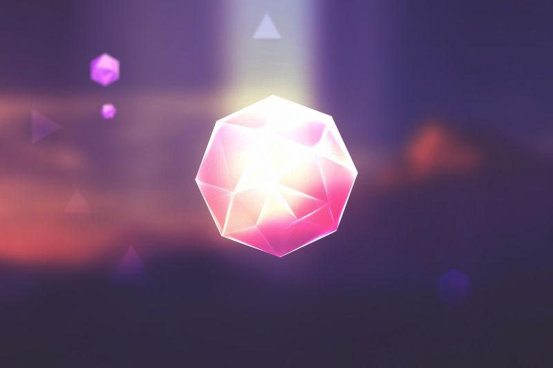 抽象几何圆形背景