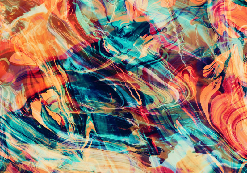 彩绘抽象的纹理背景