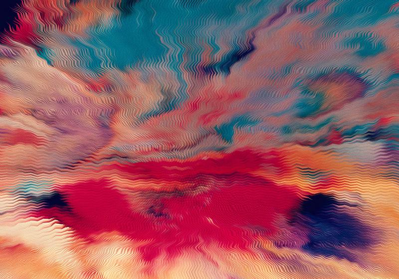 五颜六色抽象图案纹理背景