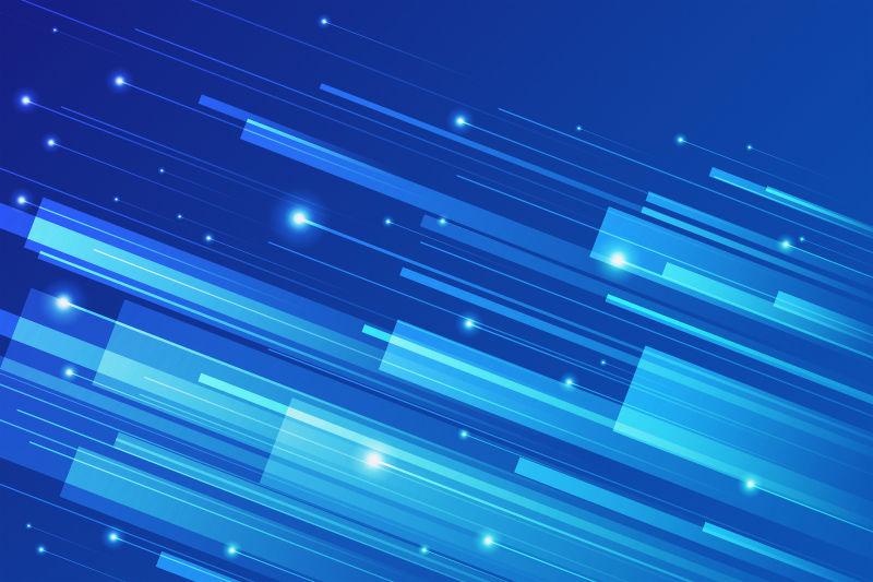 抽象蓝光线条背景