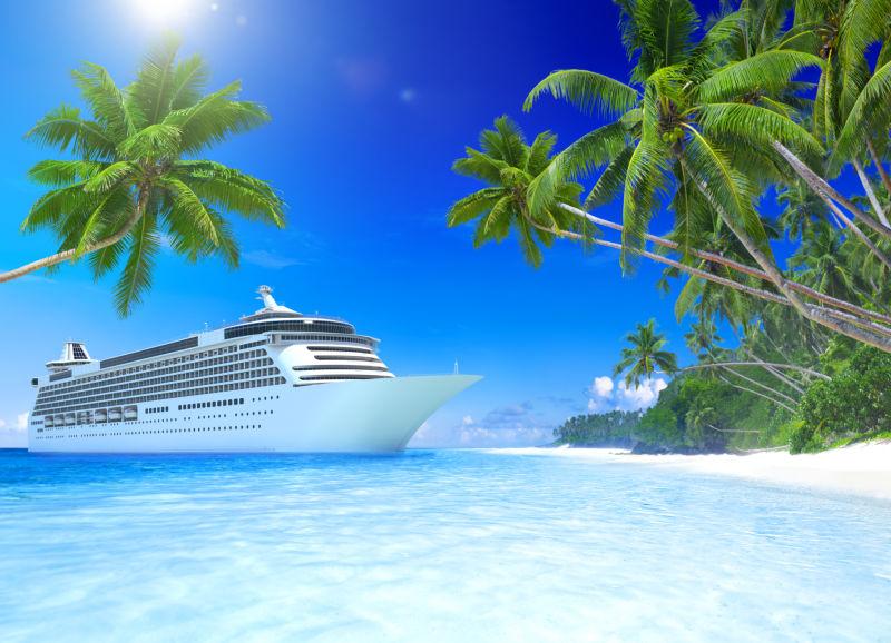 海滩游轮风景