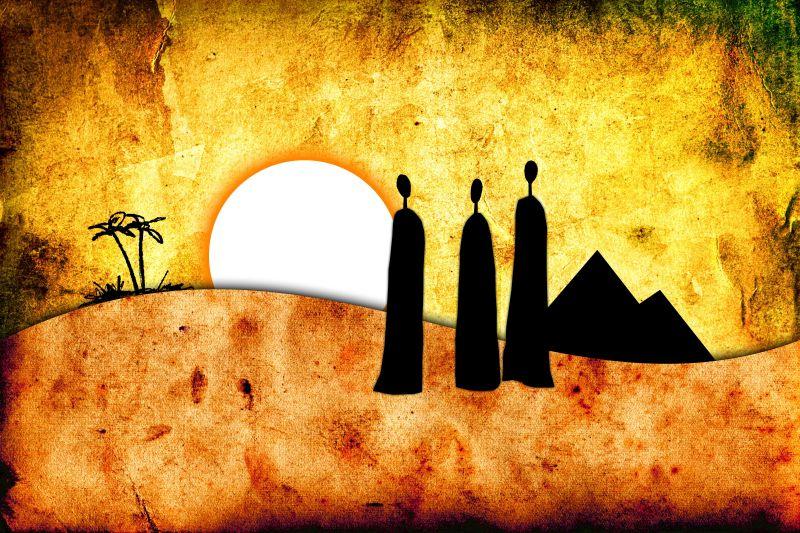 美丽的非洲艺术壁画