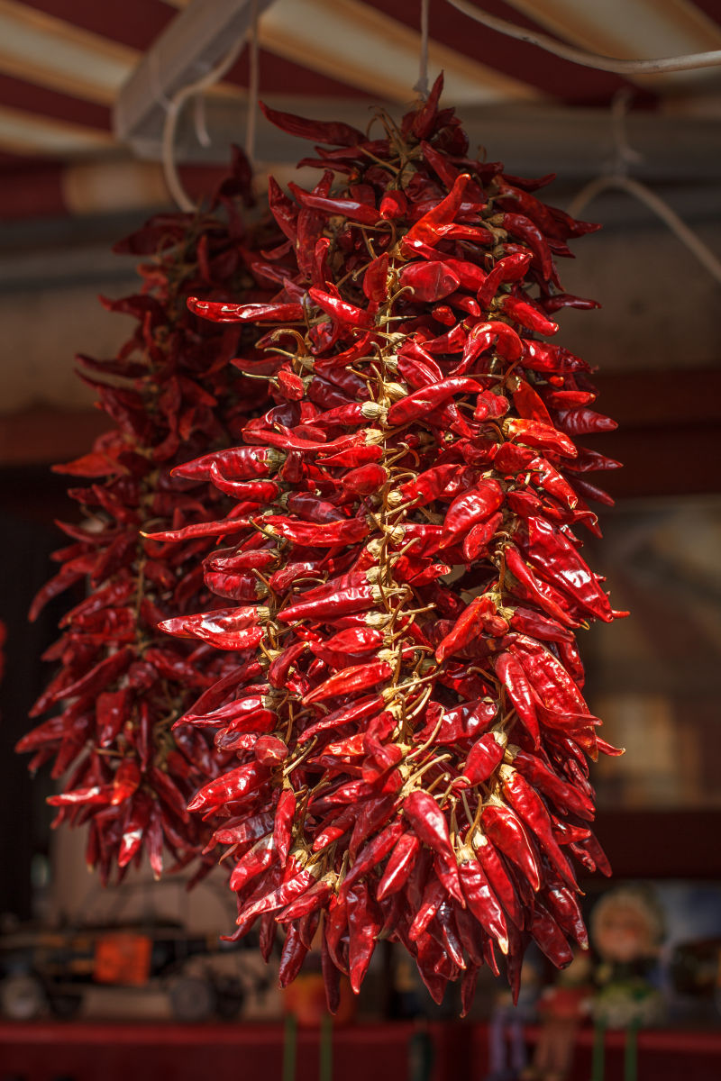 好多干红辣椒
