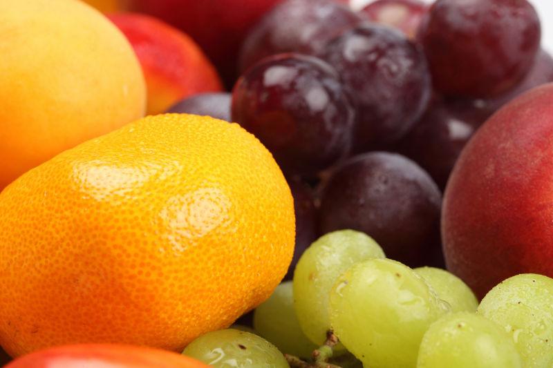 各种新鲜健康的水果