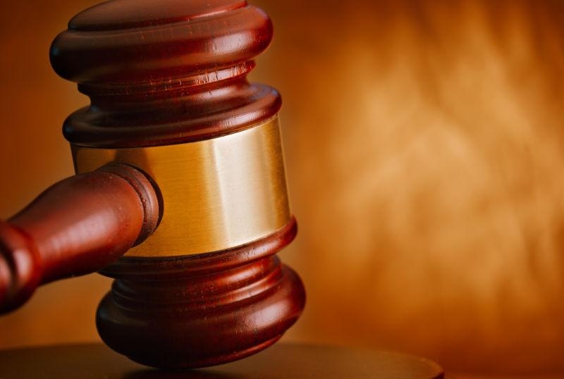 拍卖所用的槌特写