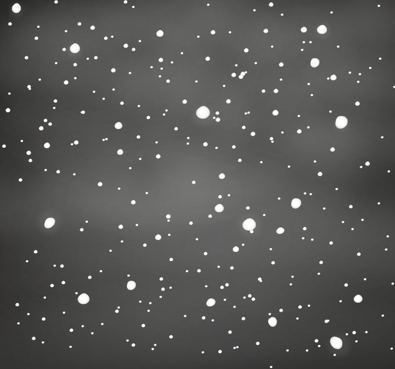 冬季黑色雪花背景