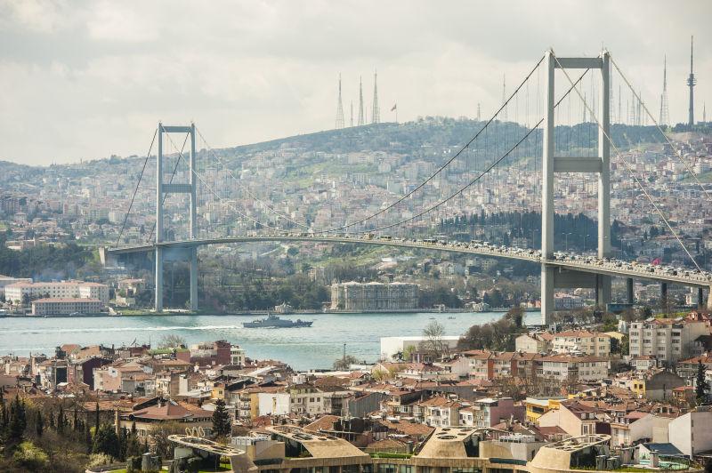 伊布尔博斯普鲁斯悬索桥景观