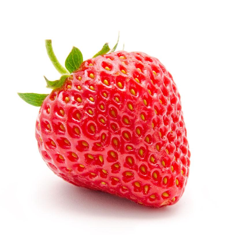 完美的红色成熟草莓