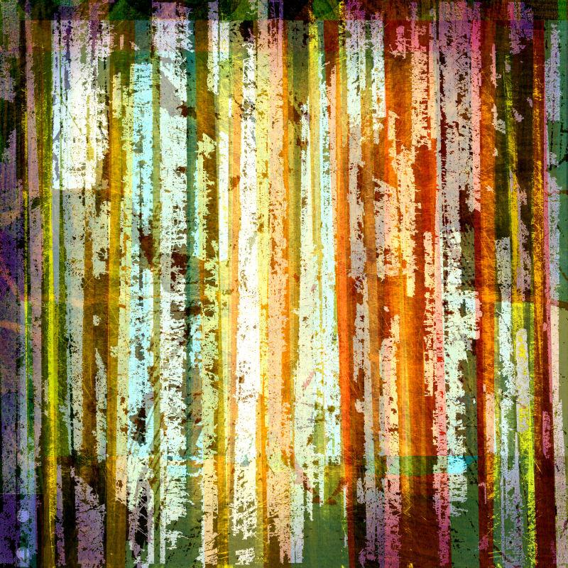 带条纹的抽象抽象图形