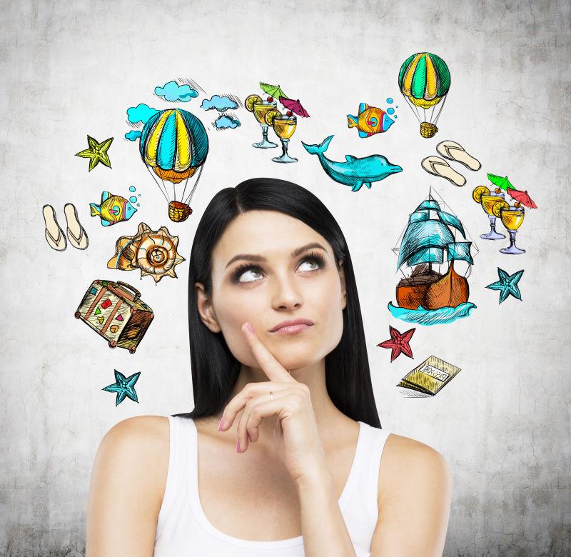 美女的旅行计划