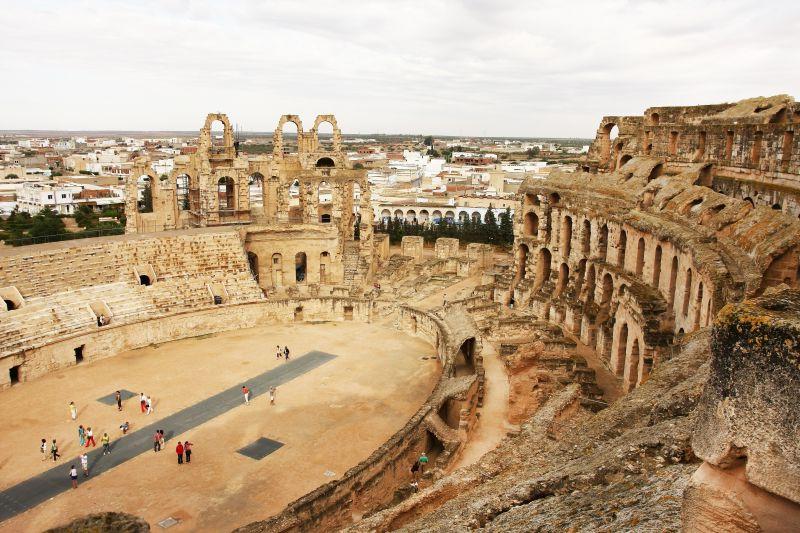 突尼斯的埃尔杰姆体育馆