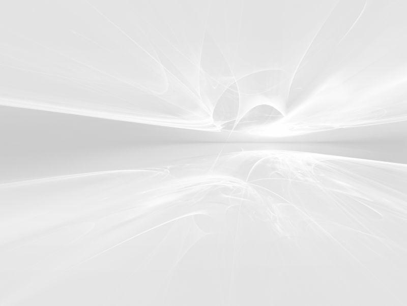 白色未来背景分形地平线