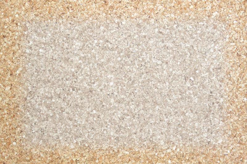 一个棕色软木板在框架中的彩色相框