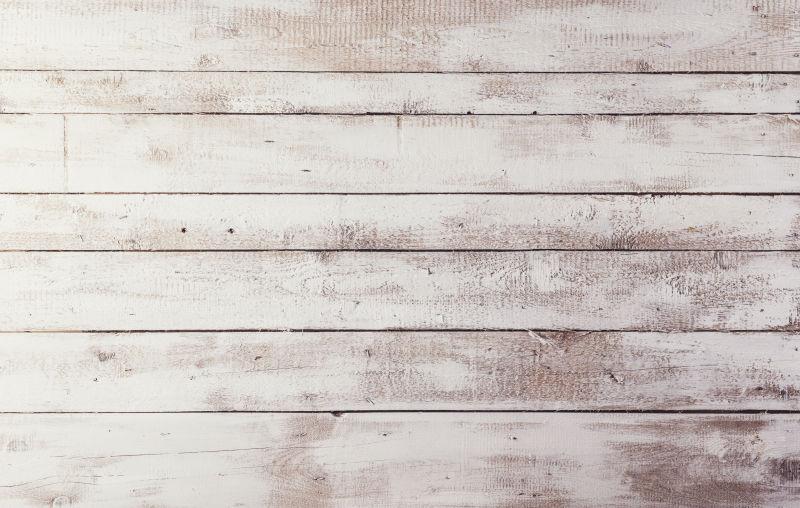 空白的白色木板纹理背景