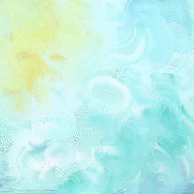 蓝色轻盈水彩画的背景