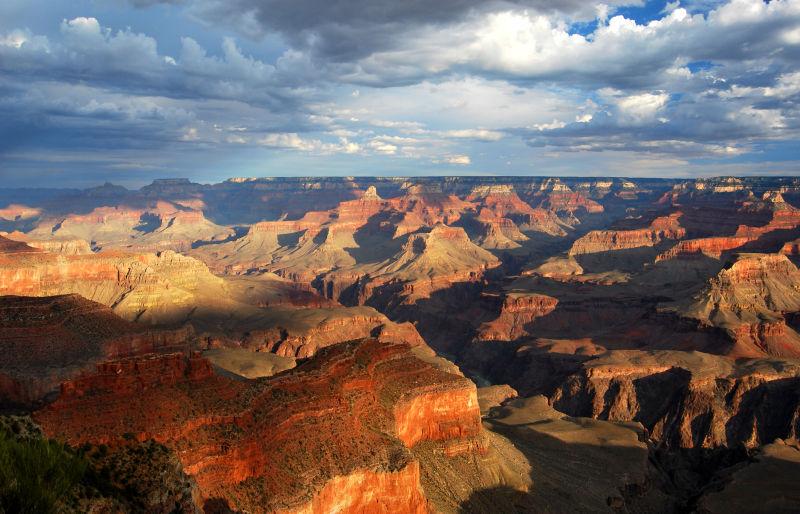 美国科罗拉多大峡谷的自然景观