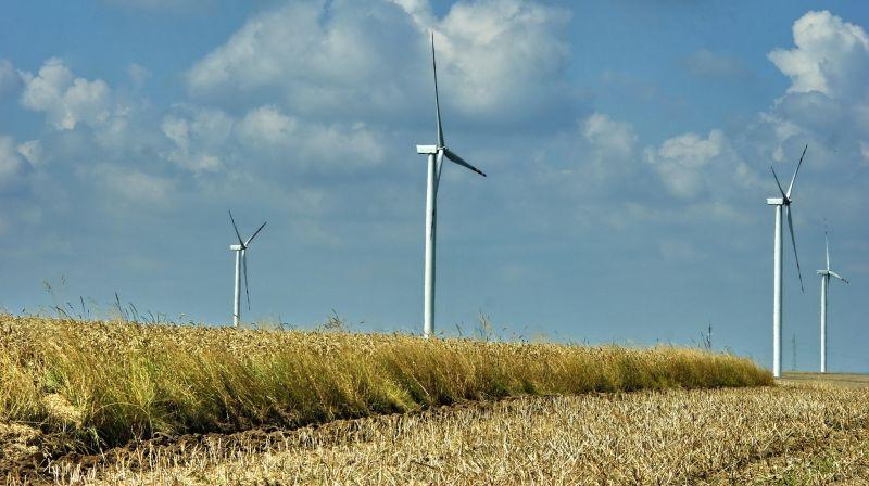 农业领域的风力涡轮机