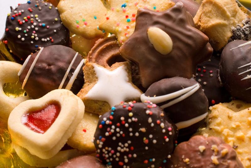 美味的圣诞节姜饼饼干