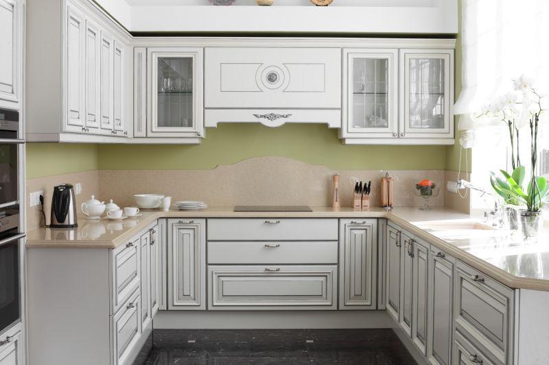 豪华厨房内饰与现代家具设计