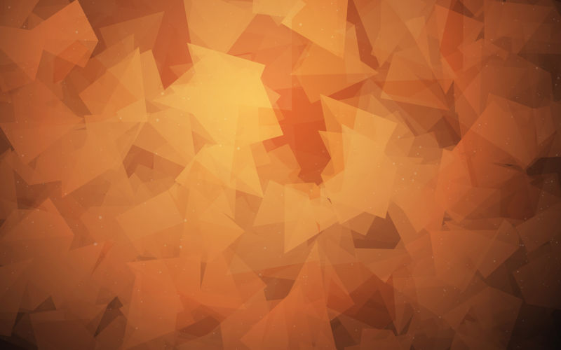 无规则橘黄色图像效果