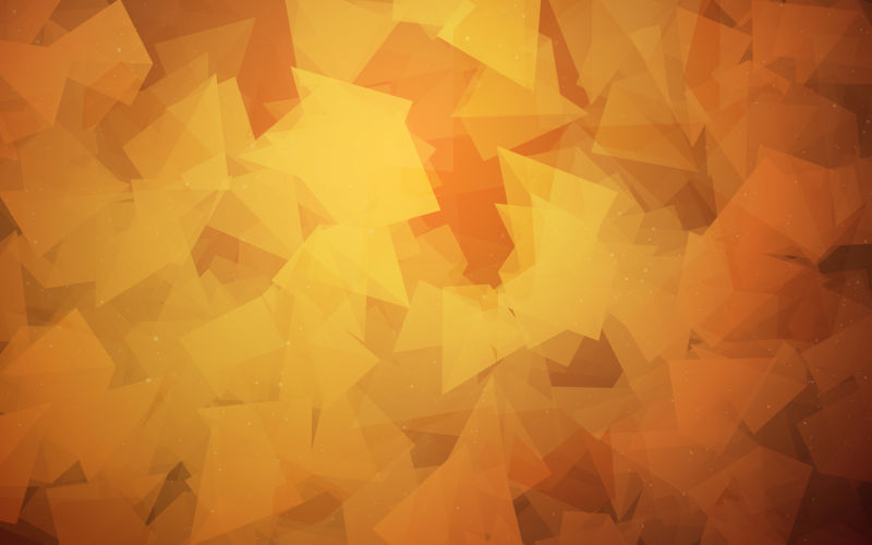 金色与橘黄色搭配的效果