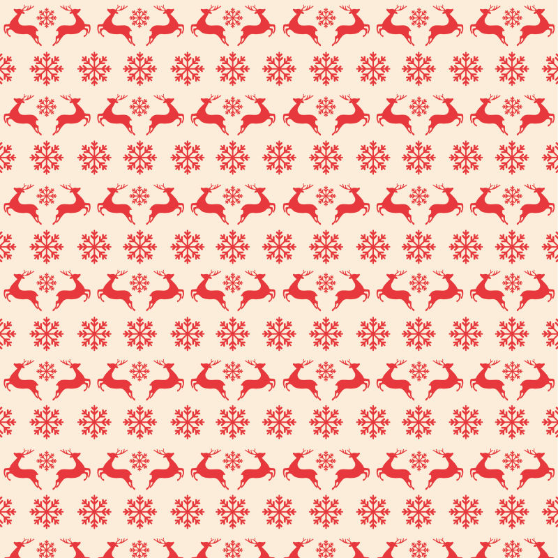 圣诞节麋鹿无缝背景图片-圣诞节红色麋鹿无缝背景素材-高清图片-摄影 