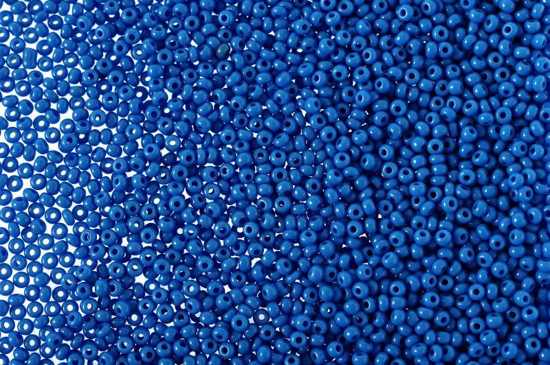 蓝色玻璃珠背景