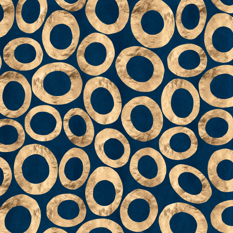 蓝色圈圈纹理背景