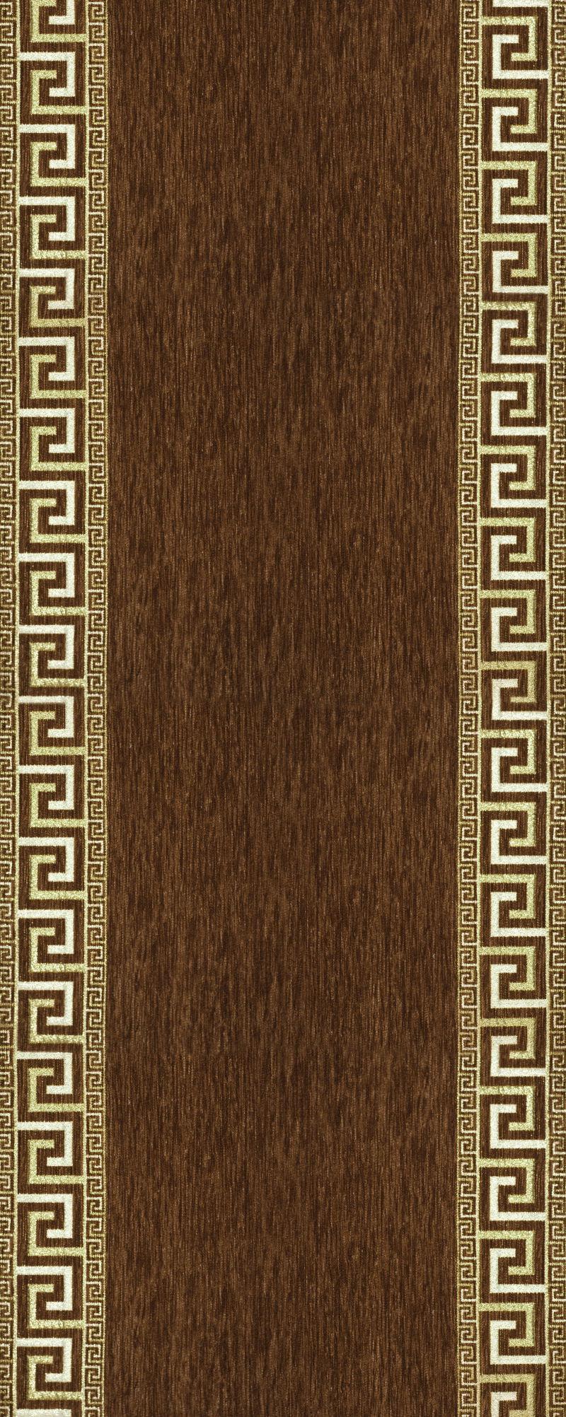 白色背景上的金棕色花边的织物