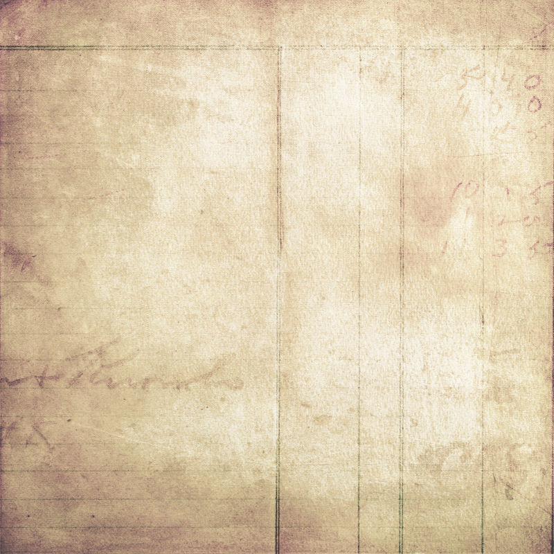 有几道划痕的纸张