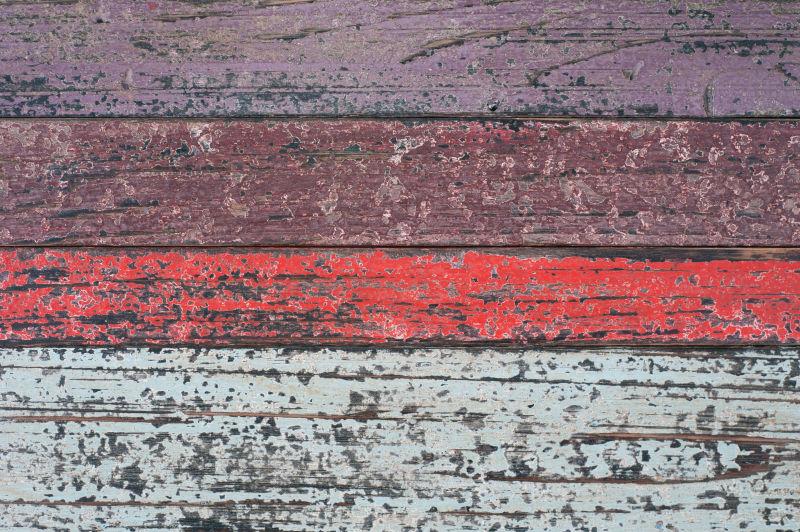 文本和背景的老式木墙