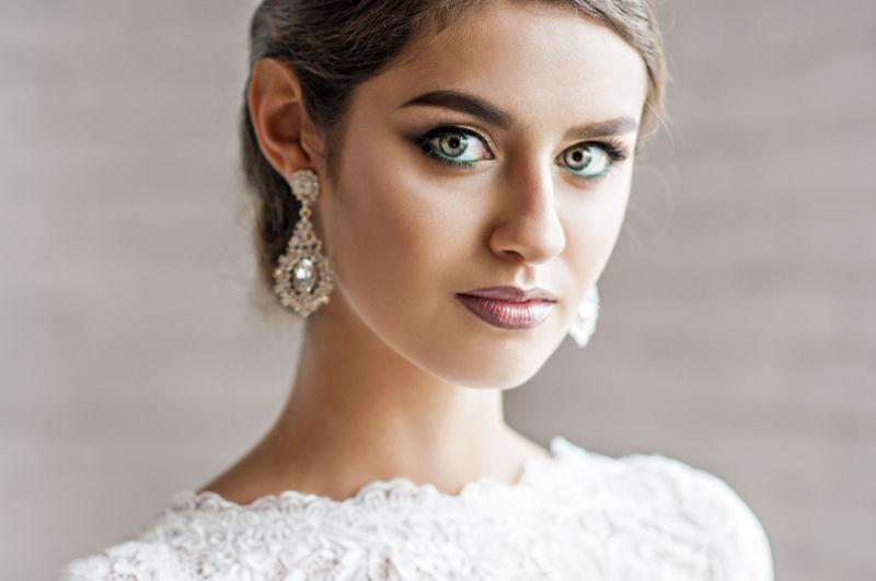 美丽的新娘肖像