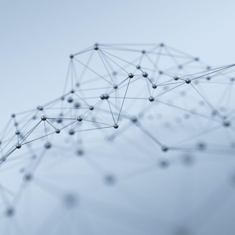 抽象三维结构绘制背景