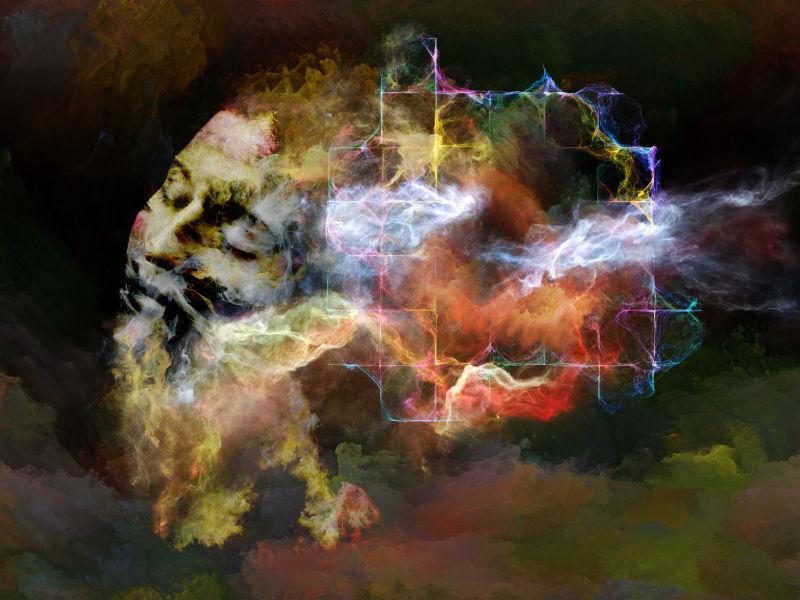 艺术的人像设计背景