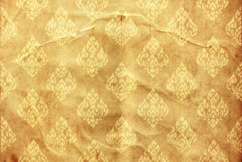 无缝图案旧纸