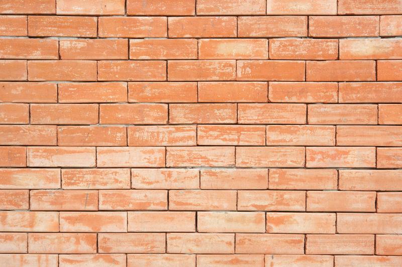 新的红色砖墙背景