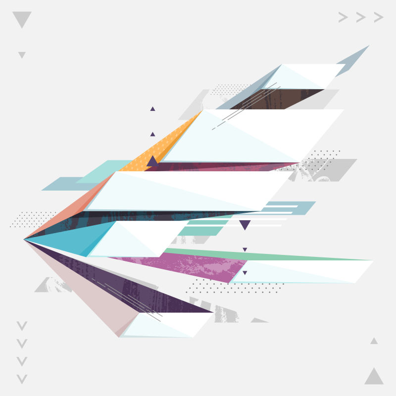 抽象的彩色几何图案背景